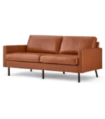 2-Seat Upholstered Loveseat Sofa Modern Couch