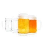 4 Pack Heavy Beer Glass Mug