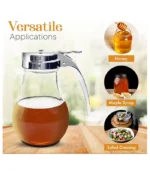 EHomeA2Z Syrup Dispenser Honey Pot