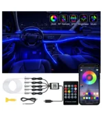 Jushope Interior Car LED Strip Lights