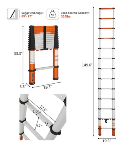 LUISLADDERS Telescoping Ladder