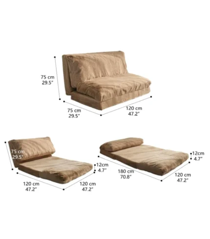 N&V Folding Matress Sofa