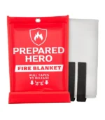 Prepared hero fire blanket