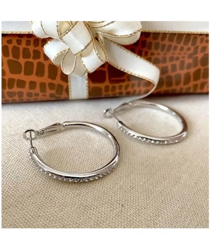 Silver Hoop Earrings for Women