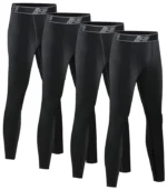 4 Pack Youth Boy’s Compression Pants Leggings