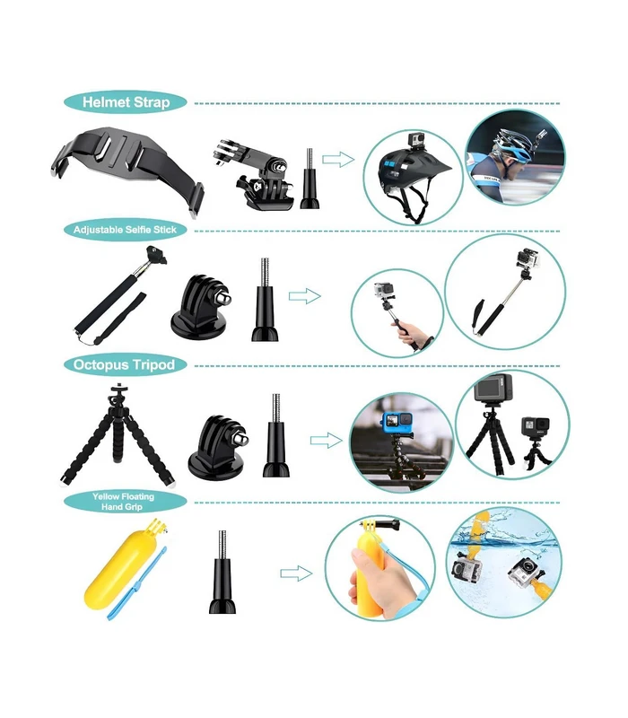 Appolab 61 in 1 Action Camera Accessories