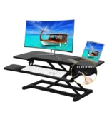 Aveyas [Electric] 32 inch Motorized Standing Desk Converter