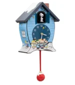 Blue 17 x 9 Christmas Cuckoo Clock