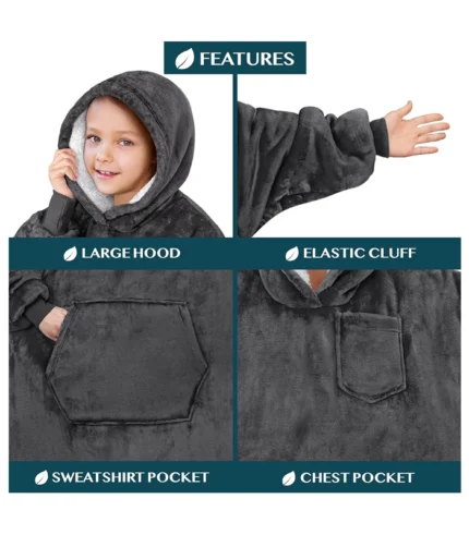 Boy Warm Cozy Giant Hoodie