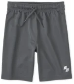 Boys Polyester Athletic Basketball Shorts