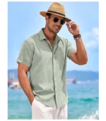 COOFANDY Men's Linen Shirts