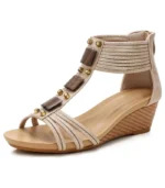 FRALOSHA Wedge Sandals for Women