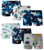 Family Feeling Little Boys Cotton Boxer Brief Soft Underwear