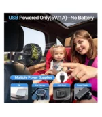 HUENLYEL USB Car Seat Fans