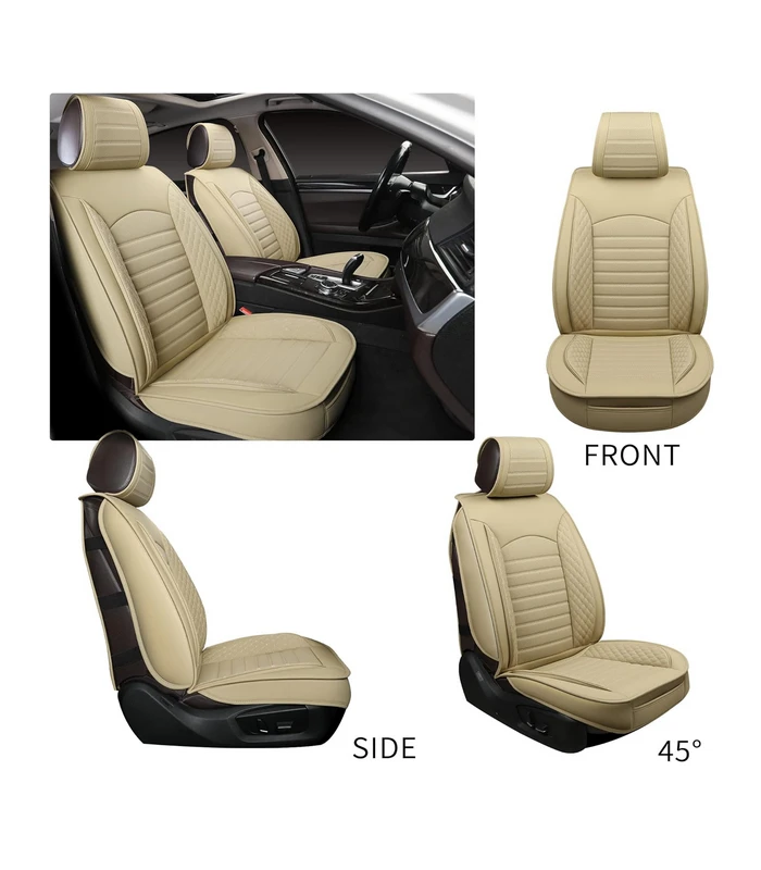 KBOISE 2pcs Front Car Seat Cover