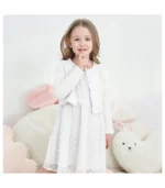 Kids Button Closure Shrug Sweaters