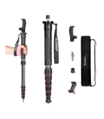 Lightweight Travel Monopod with Walking Stick Handle