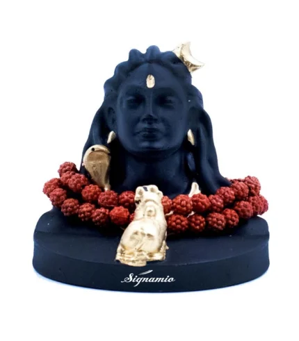 Lord Shiva Adiyogi Statue for Car Dashboard