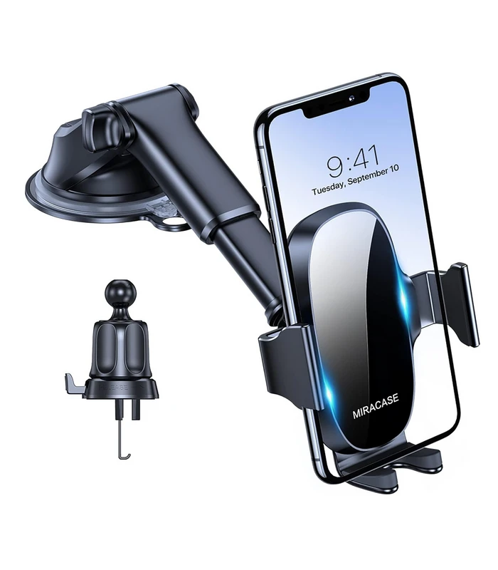 Miracase 3-in-1 Cell Phone Holder for Car