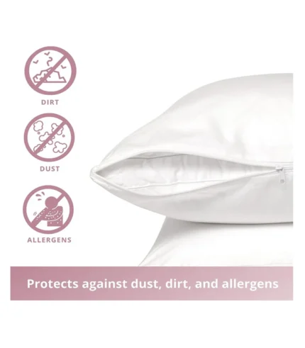 Pillow Protectors 4 Pack Standard Zippered