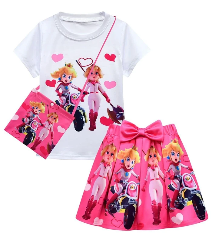 Princess Peach Girls Skirt