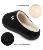 RockDove Men's Sherpa Foam Clog Slipper