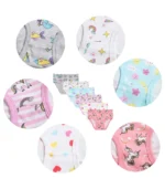 Slenily Little Girls Soft Cotton Underwear