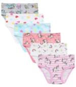 Slenily Little Girls Soft Cotton Underwear