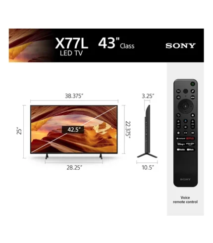 Sony 43 Inch 4K Ultra HD TV