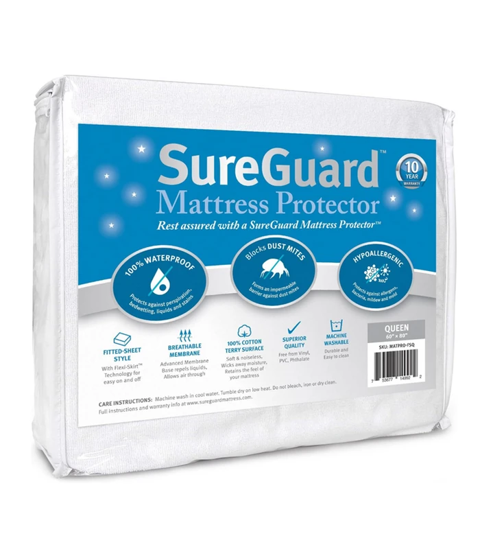 SureGuard Queen Size Mattress Protector