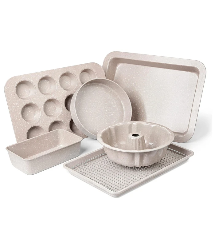 VONIKI 7 Piece Oven Bakeware With Loaf Pan