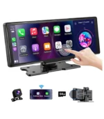 Wireless Carplay Screen for Car with 2.5K Dash Cam