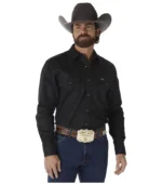 Wrangler Men's Cowboy Cut Western Long Sleeve