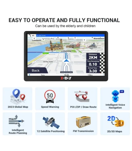 XGODY GPS Navigation for Car