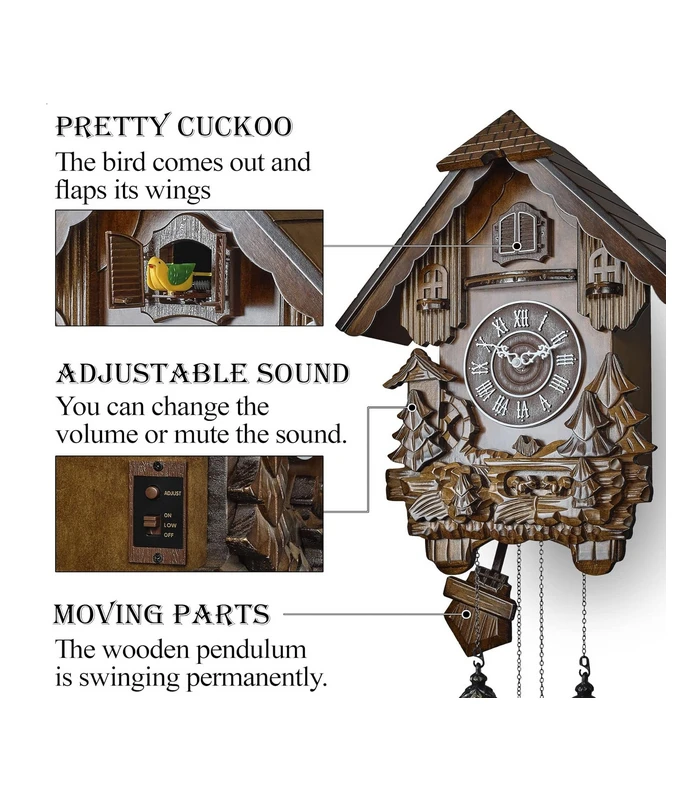 Cuckoo Clock with Quartz Movement