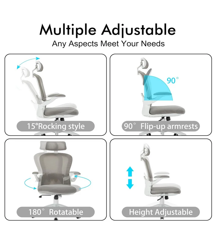 Ergonomic Office Chairs with Adjustable Lumbar Support