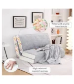 LITA Folding Mattress Sofa with Blanket