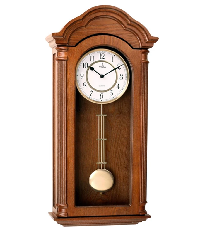 Large Hanging Grandfather Wall Clock with Pendulum