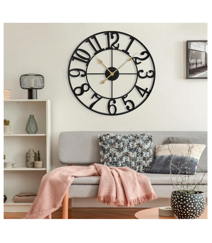 Large Wall Clock for Living Room Decor