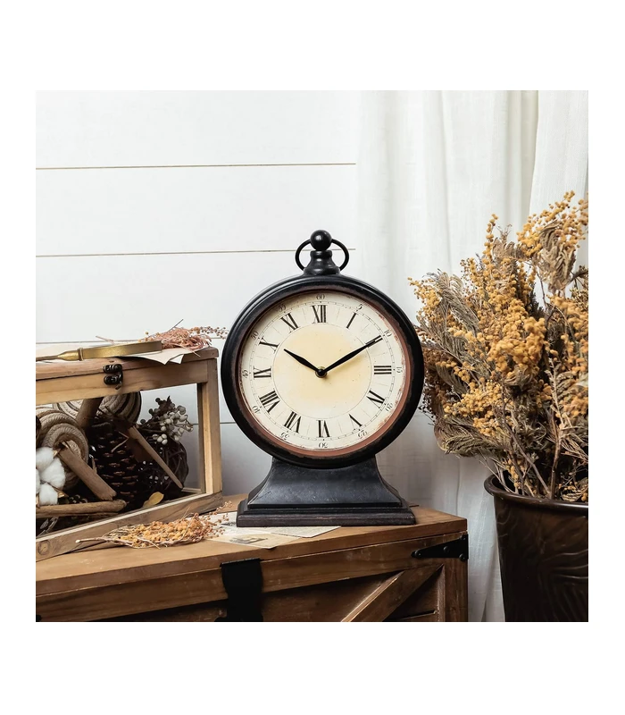 NIKKY HOME Vintage Mantel Table Clock