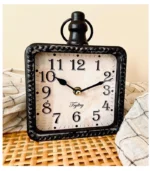 Retro Rectangle Small Wall Clock