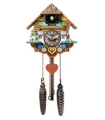 River City Clocks Musical Multi-Colored Quartz Cuckoo Clock